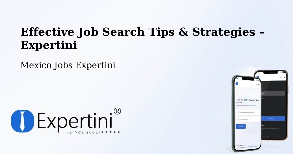 Job Search Tips & Strategies for Job Seekers – García - García, Mexico Jobs Expertini